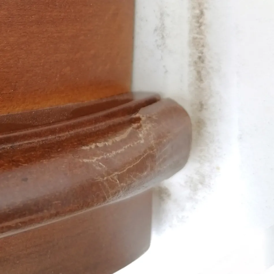 Konsola wisząca z drewna Bassano Made in Italy - Tinia Viadurini