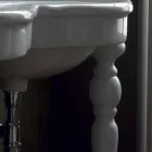 Klasyczna konsola łazienkowa z podwójną miską wykonana we Włoszech, Magda Viadurini