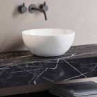 Konsola łazienkowa z umywalką i półką z kamionki porcelanowej 4 wykończenia - Ramina Viadurini