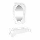 Nowoczesna konsola z przezroczystego plexi drapowana Wish Viadurini