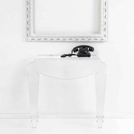 Zaprojektuj konsolę w przezroczystej pleksi wyprodukowanej we Włoszech, Africo Viadurini