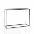 Podwójna konsola wykonana ze stali w kolorze antracytowym - osm Viadurini