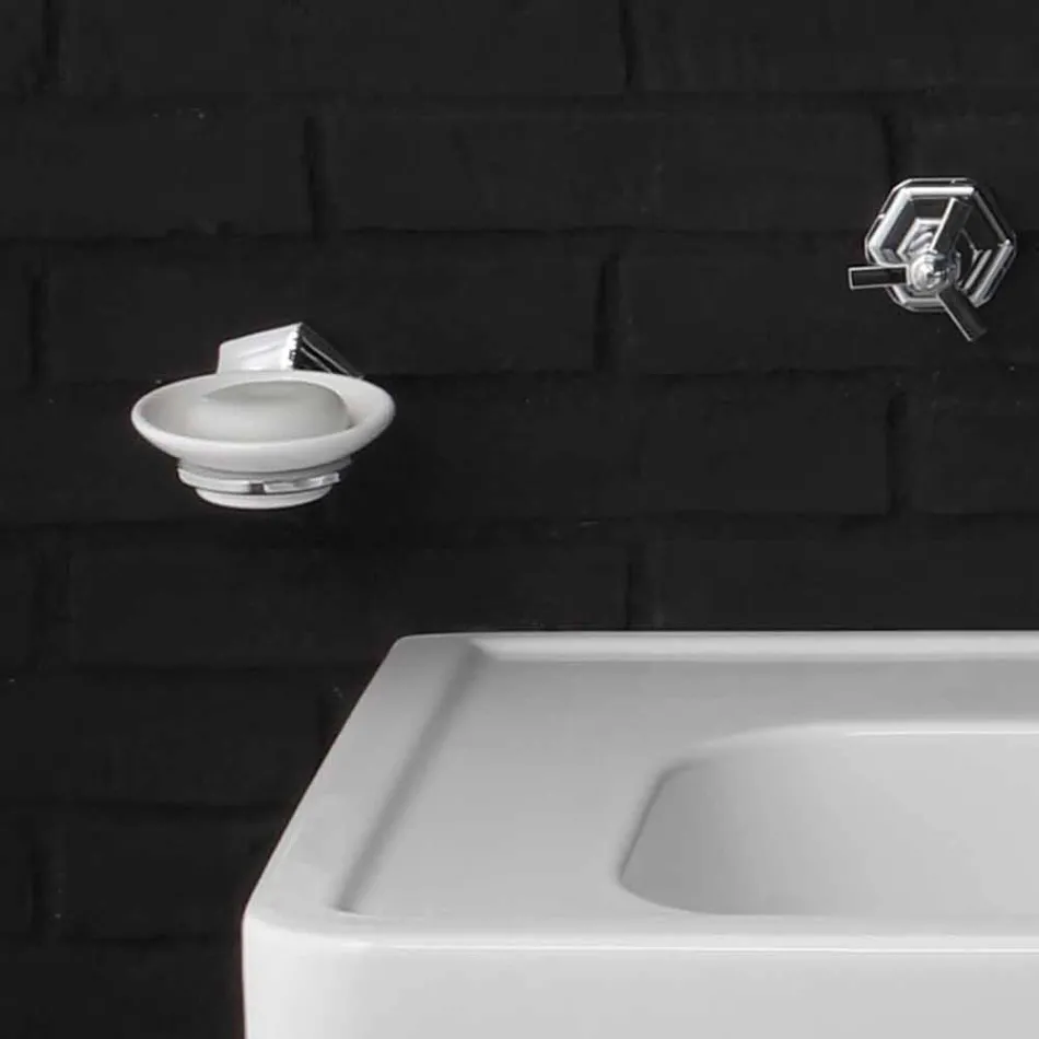 Podwójna konsola na nogi w stylu ceramiki 900 „Serenity Viadurini