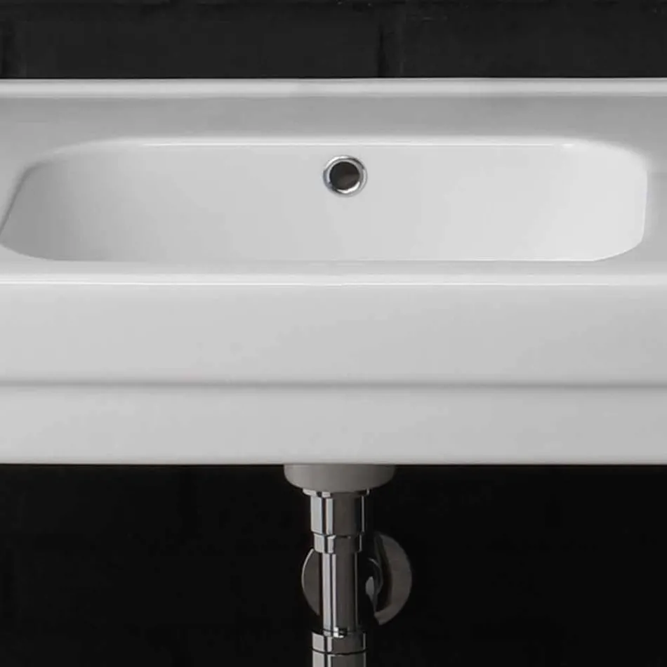 Podwójna konsola na nogi w stylu ceramiki 900 „Serenity Viadurini