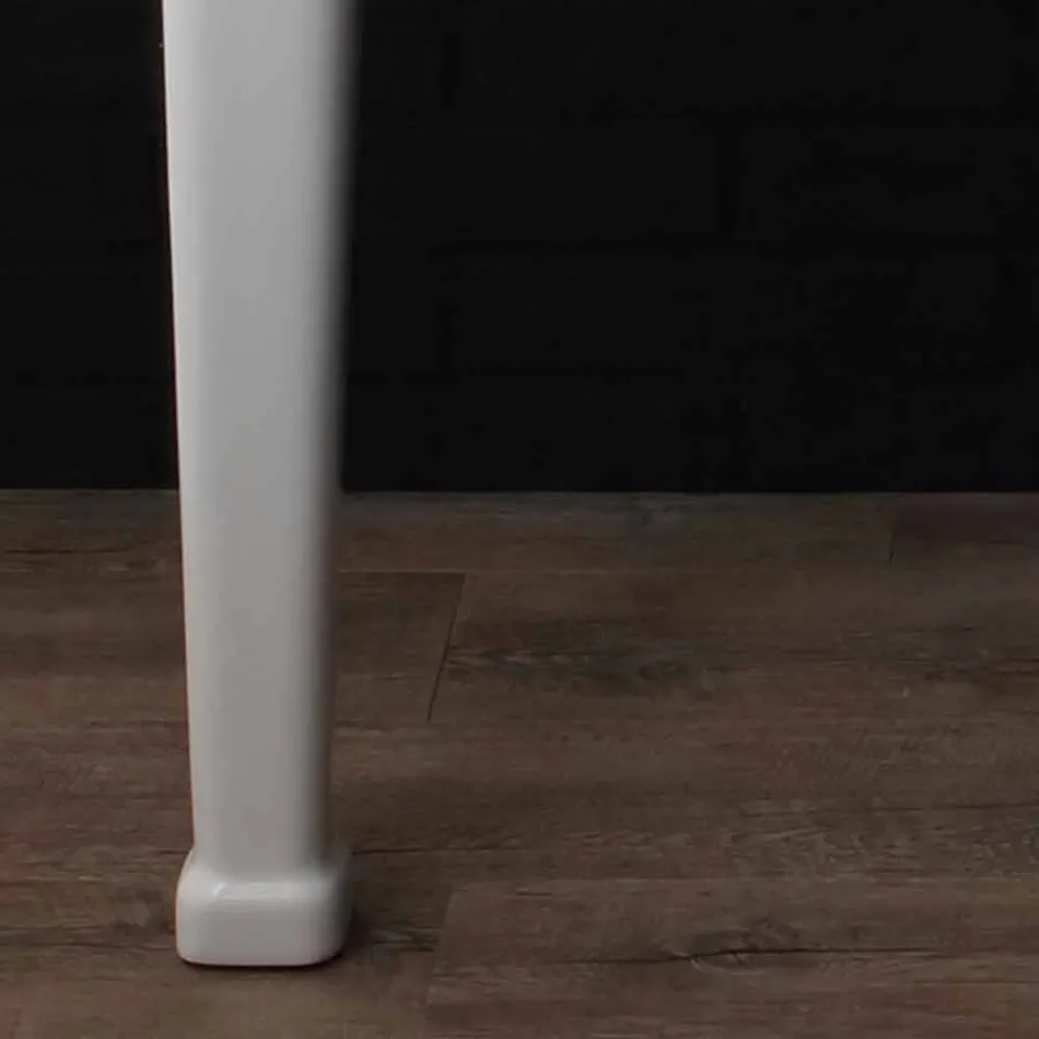 Podwójna konsola na nogi w stylu ceramiki 900 „Serenity Viadurini