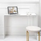 Naprawiono konsolę z białej lub wędzonej pleksiglasu Made in Italy - Genio Viadurini