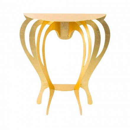 Konsola z kolorowego żelaza o nowoczesnym designie Made in Italy - Barbata Viadurini