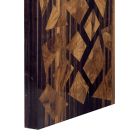 Konsola z drewna hebanu design Grilli Zarafa wykonana we włoszech Viadurini