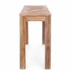 Konsola wykonana z przetworzonego drewna wiązu z wzorem Homemotion Design - Galanga Viadurini