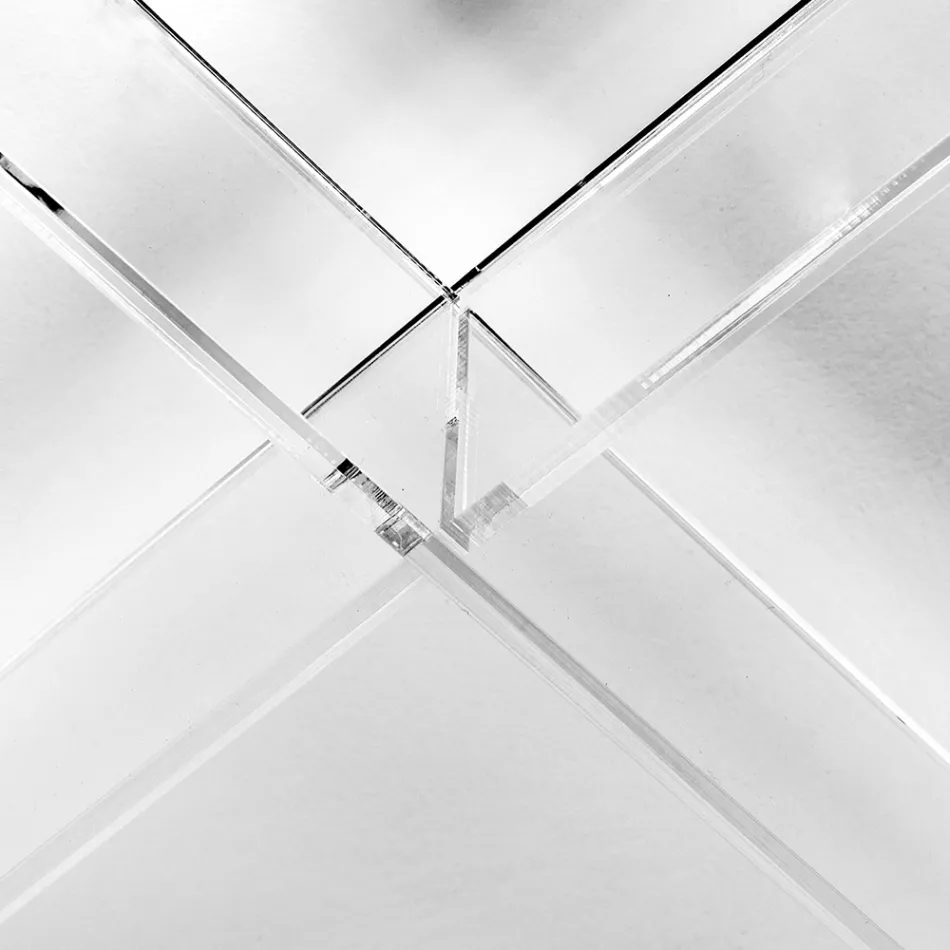 Konsola z pleksiglasu do przedpokoju lub salonu Made in Italy - Tennessee Viadurini