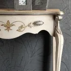 Klasyczna drewniana konsola wejściowa z szufladą Made in Italy - Ottaviano Viadurini