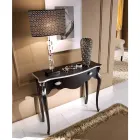 Klasyczna drewniana konsola wejściowa z szufladą Made in Italy - Ottaviano Viadurini