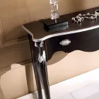 Klasyczna drewniana konsola wejściowa z szufladą Made in Italy - Ottaviano Viadurini