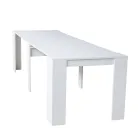 Nowoczesna rozkładana konsola 296 cm z drewna melaminowego Made in Italy - Ariella Viadurini