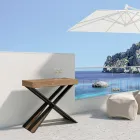 Nowoczesna konsola z możliwością przedłużenia do 300 cm z antracytową ramą Made in Italy - Avventura Viadurini