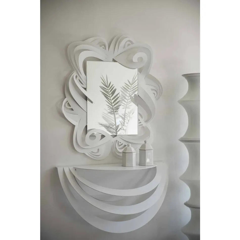 Nowoczesna podwieszana konsola do salonu Made in Italy - Olfeo Viadurini