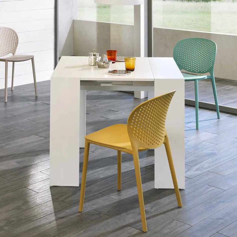 Rozsuwany stół / stół jadalny, l. 42.50 / 302.50xp.90 cm, Alvaro Viadurini