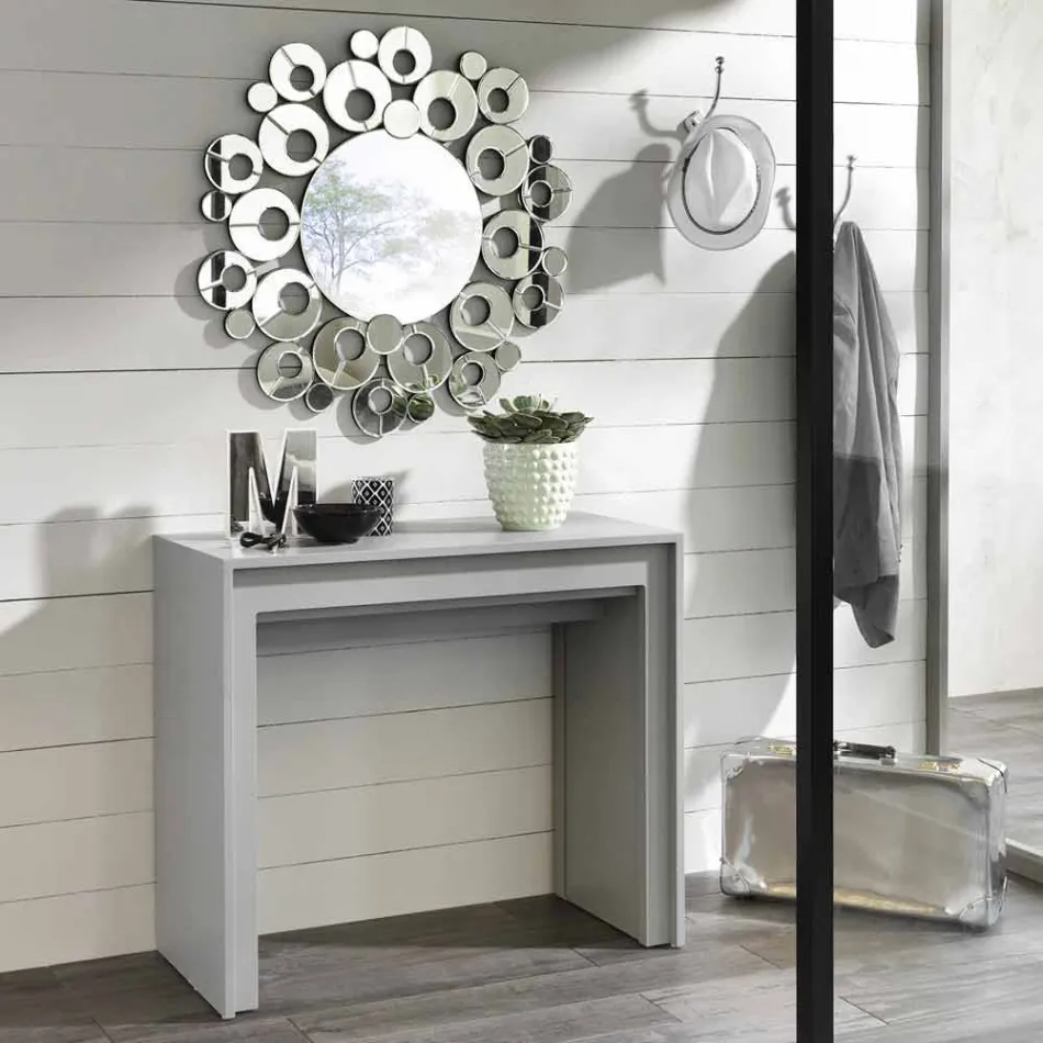 Rozsuwany stół / stół jadalny, l. 42.50 / 302.50xp.90 cm, Alvaro Viadurini