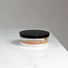 Włoski luksusowy laminowany marmurowy pojemnik centralny - Leonida Viadurini