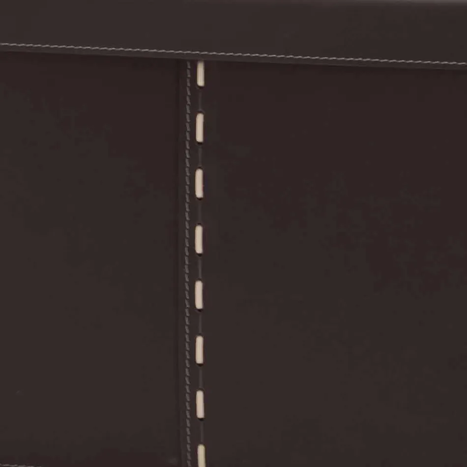 Nowoczesne pudełko do przechowywania ze skóry regenerowanej Made in Italy - Gabry Viadurini