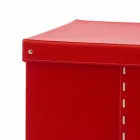 Nowoczesne pudełko do przechowywania ze skóry regenerowanej Made in Italy - Gabry Viadurini