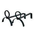 Para metalowych kominków Andirons o wysokości 21 cm Made in Italy - Sari