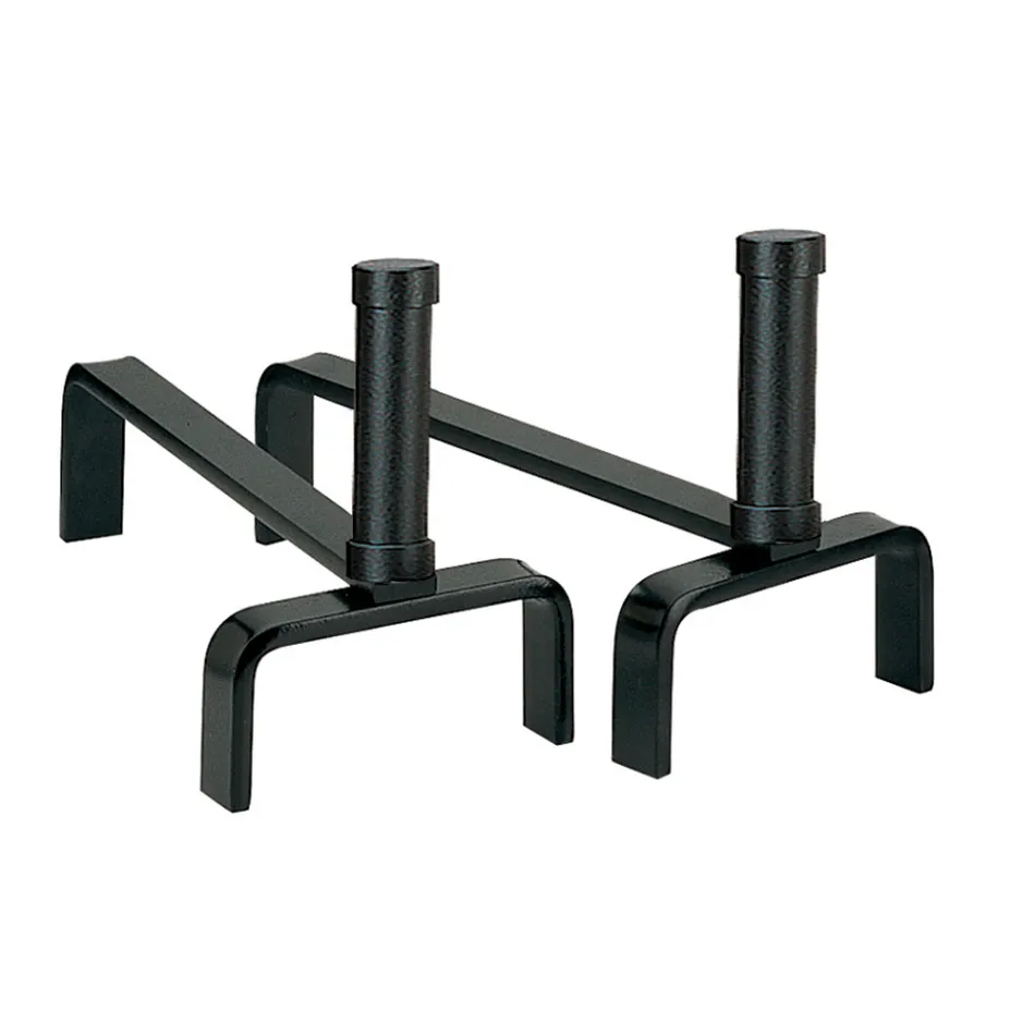 Para metalowych kominków Andiron o wysokości 22 cm Made in Italy - Tucano Viadurini