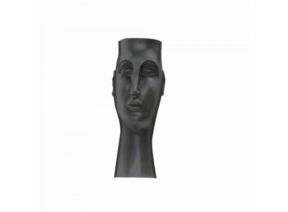 Para ceramicznych ozdób w kształcie twarzy, wyprodukowanych we Włoszech - Visage Viadurini
