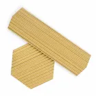 Para tac ze stali lakierowanej w kolorze czarnym lub złotym, nowoczesny design - Savona Viadurini