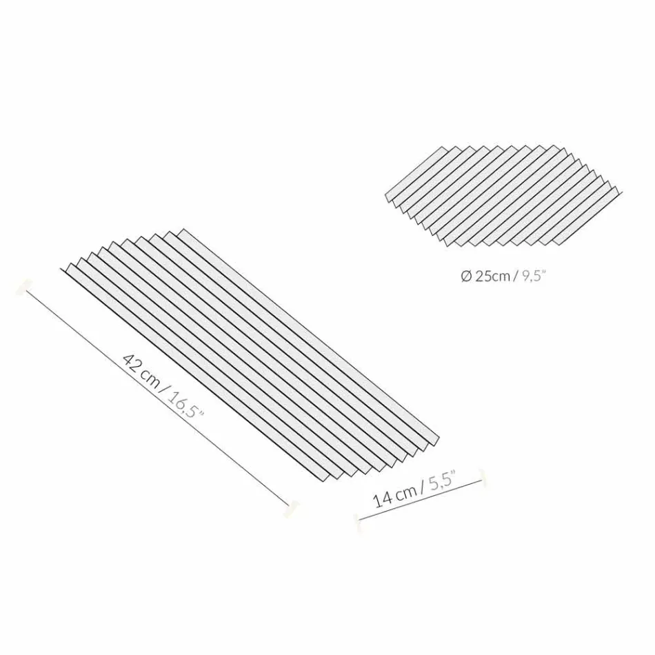 Para tac ze stali lakierowanej w kolorze czarnym lub złotym, nowoczesny design - Savona Viadurini
