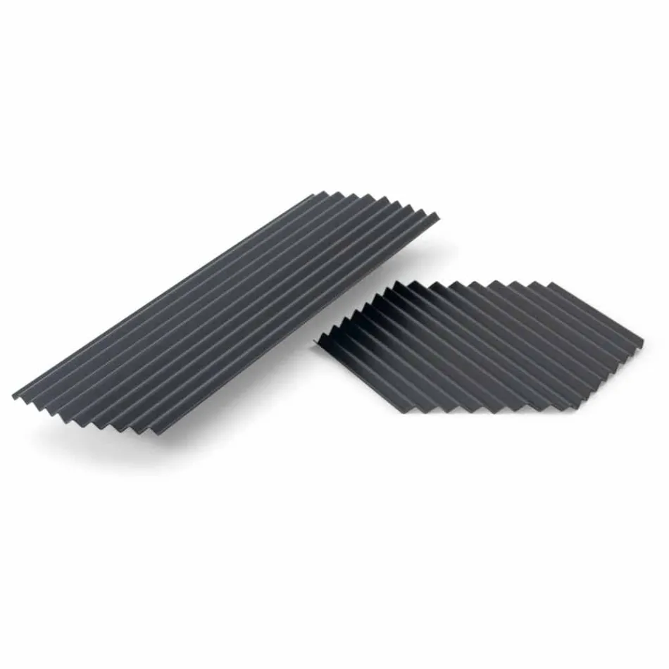 Para tac ze stali lakierowanej w kolorze czarnym lub złotym, nowoczesny design - Savona Viadurini