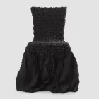 Elegancki pokrowiec na krzesło z oparciem do salonu z haftowanego lnu - Panteo Viadurini