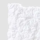 Elegancki pokrowiec na krzesło z oparciem do salonu z haftowanego lnu - Panteo Viadurini