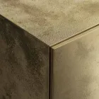 Komoda 3-drzwiowa z 3 wewnętrznymi półkami z drewna i płyty MDF - Pesci Viadurini