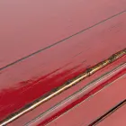 Vintage niski kredens z 2 drzwiami z czerwonego drewna wiązu Homemotion - Konan Viadurini