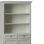 Kredens z 2 drzwiami, 2 szufladami i 2 otwartymi półkami Made in Italy - Camene Viadurini