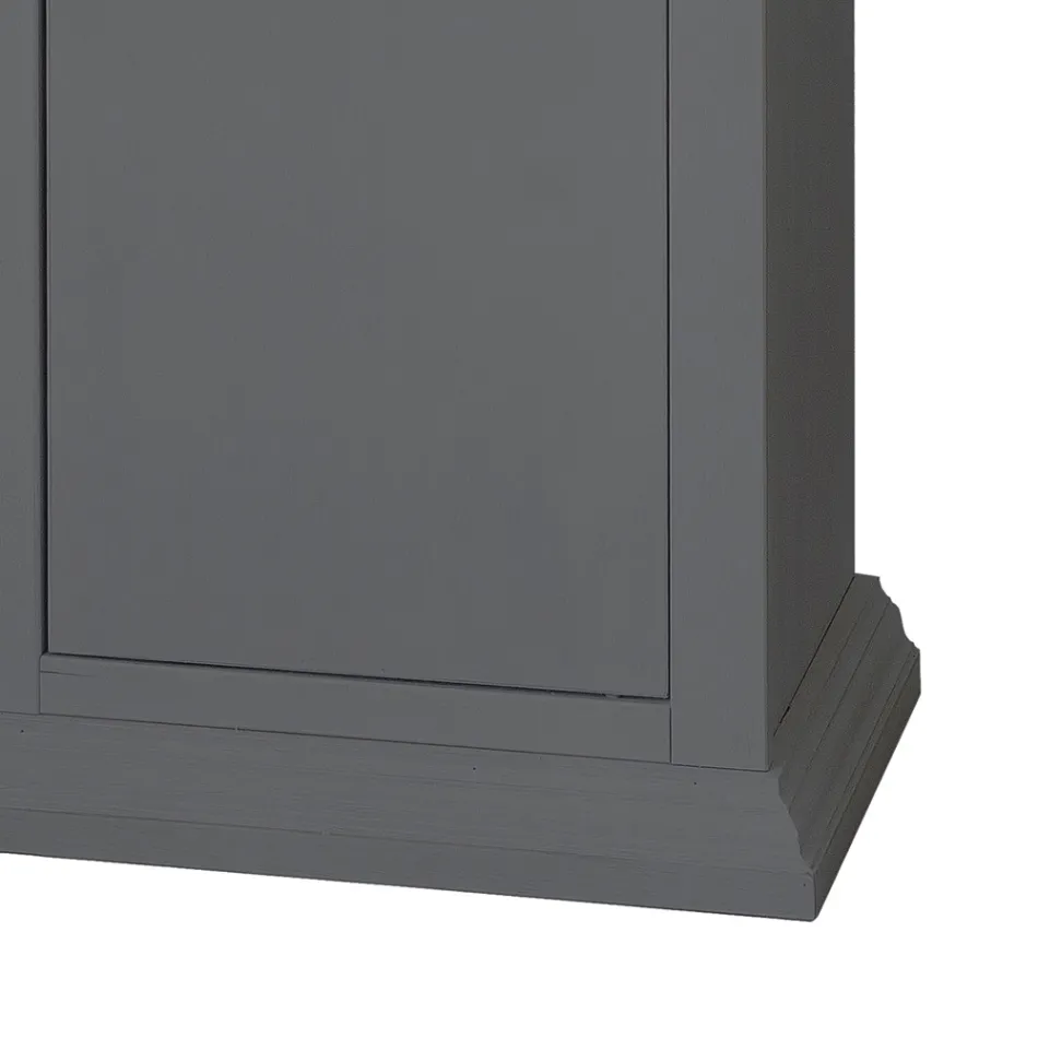 Kredens ze strukturą z fornirowanych cząstek drewna Made in Italy - Odino Viadurini