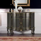 Luksusowy kredens z 2 drzwiami i 1 drewnianą szufladą Made in Italy - Leonor Viadurini