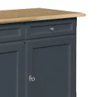 Drewniany kredens z 2 szufladami i 2 drzwiami Made in Italy - Uller Viadurini