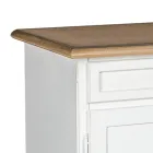 Drewniany kredens z 3 szufladami i 3 drzwiami Made in Italy - Uller Viadurini