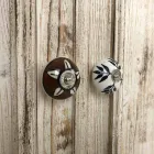 Kredens z litego drewna świerkowego z wewnętrznymi półkami Made in Italy - Pierrot Viadurini