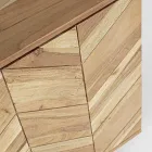 Kredens z drewna akacjowego z 2 drzwiami i 3 szufladami Design Homemotion - Carla Viadurini