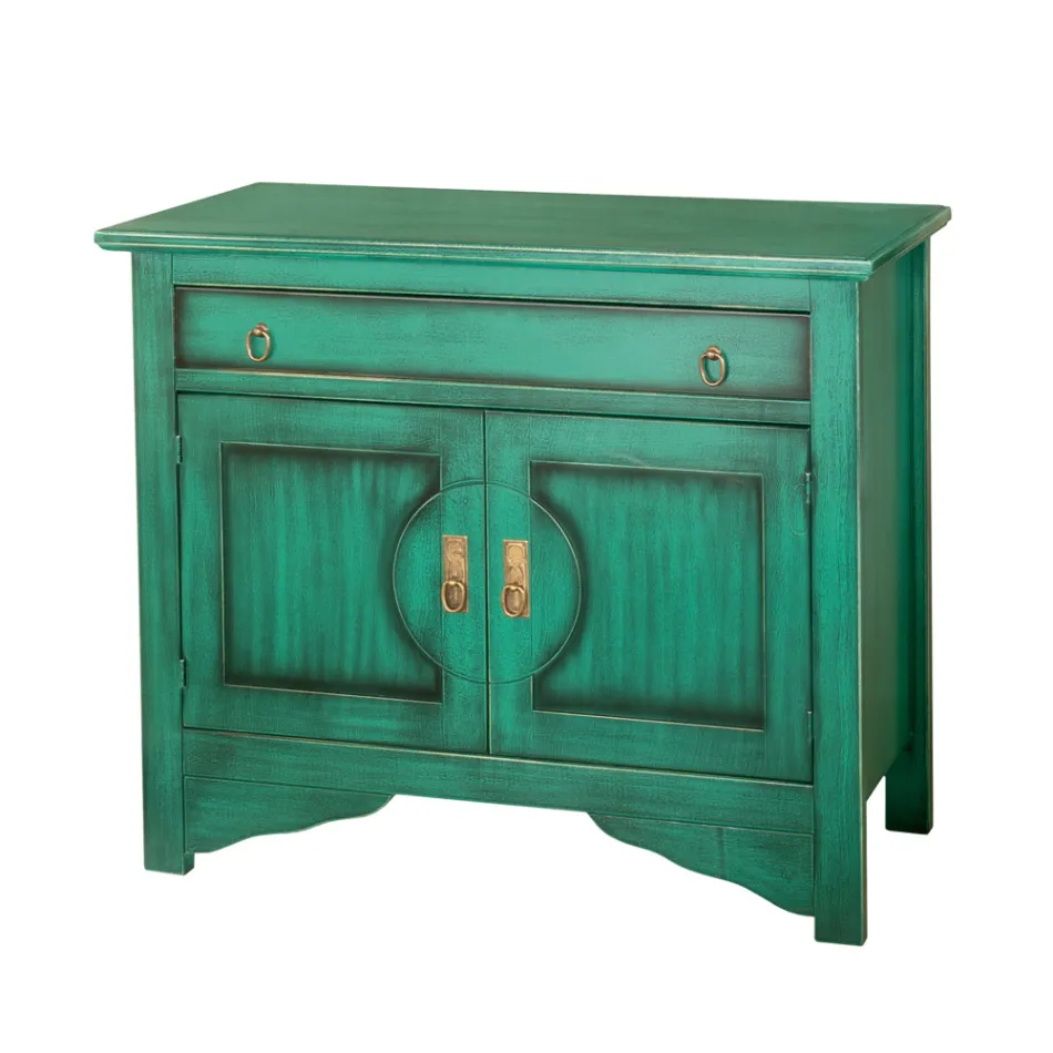 Drewniany kredens o różnych wykończeniach Made in Italy - Ashvin Viadurini