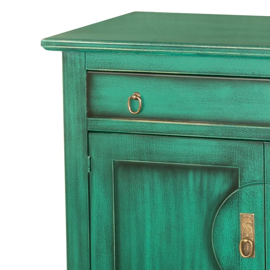 Drewniany kredens o różnych wykończeniach Made in Italy - Ashvin Viadurini