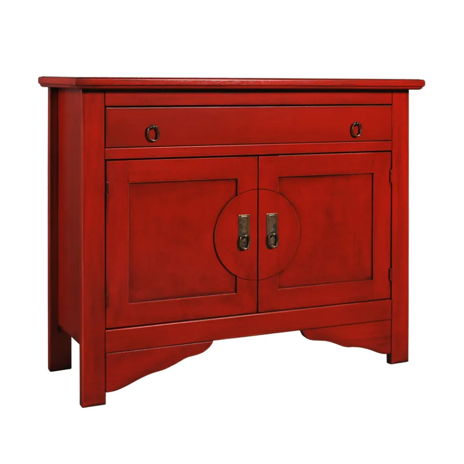 Drewniany kredens o różnych wykończeniach Made in Italy - Ashvin Viadurini