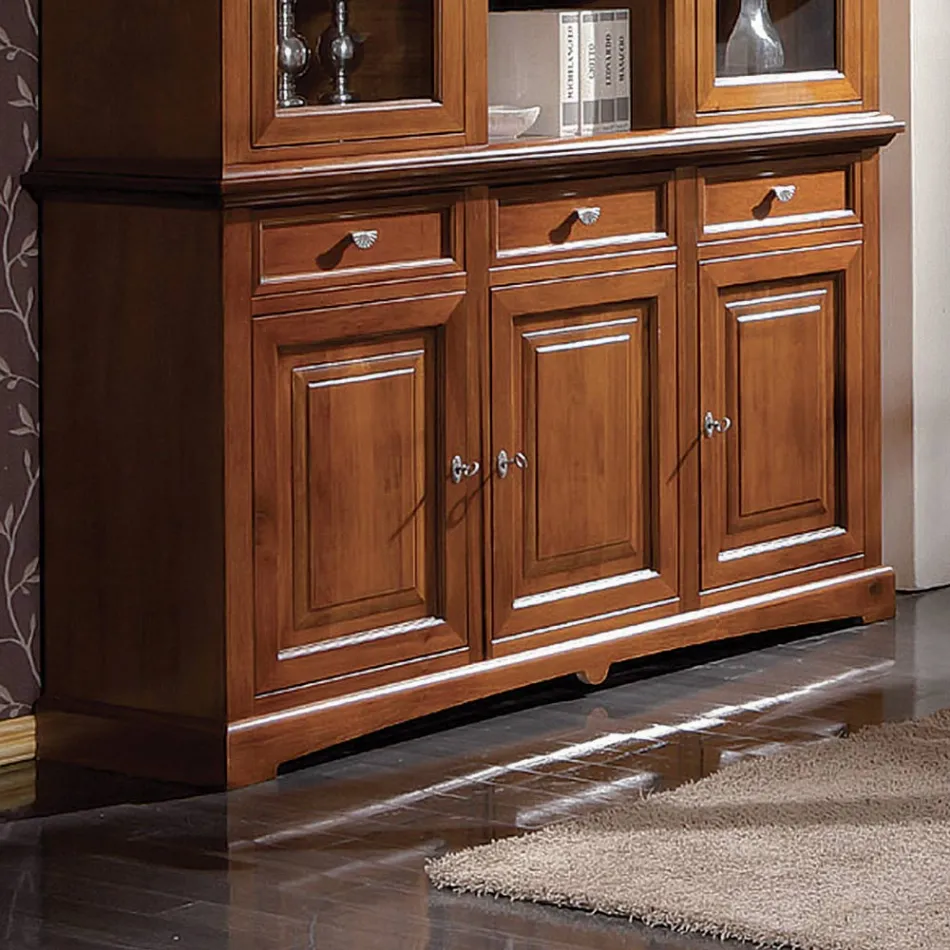 Drewniany kredens o różnych wykończeniach Made in Italy - Magni Viadurini