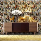 Szafka rtv wykonana z drewna Grilli York, wyprodukowany we Włoszech Viadurini