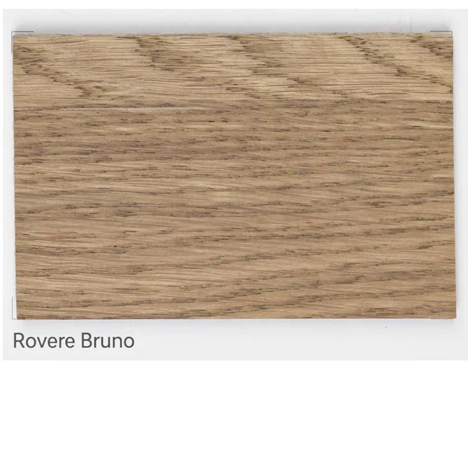 Kredens dzienny z 3 drzwiami z litego drewna Made in Italy - Khal Viadurini