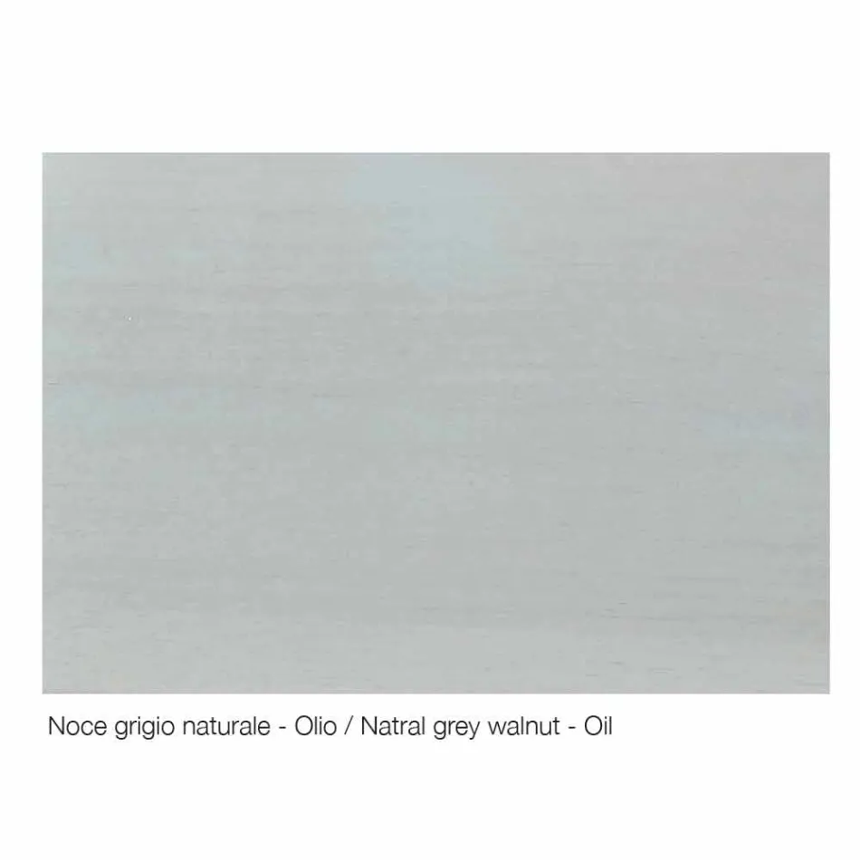 Nowoczesny kredens z 3 drzwiami z naturalnego orzecha, W 215 x D 50 cm, Flora Viadurini