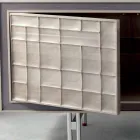 Nowoczesny kredens z 3 drzwiami z litego drewna Anny Viadurini